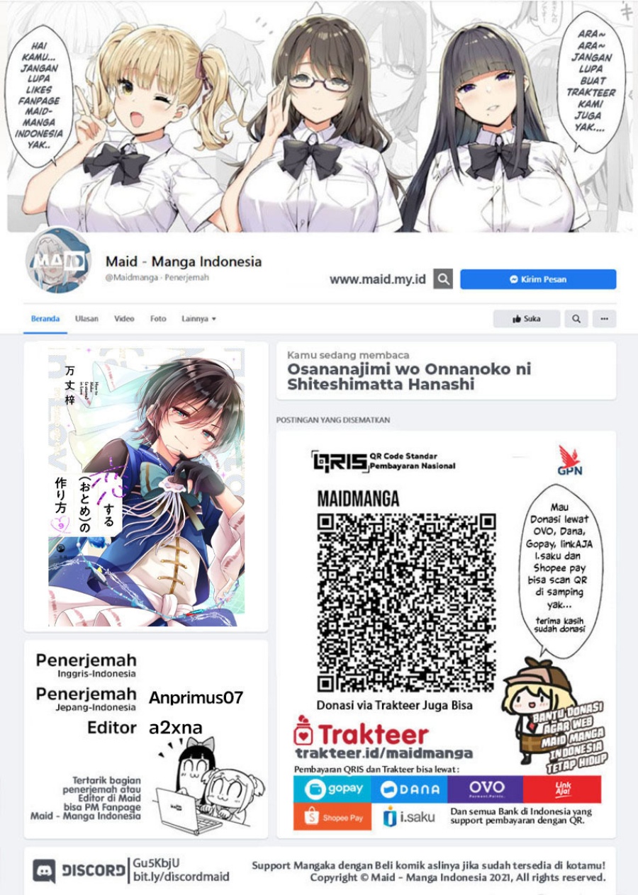 Osananajimi wo Onnanoko ni Shiteshimatta Hanashi Chapter 109 Bahasa Indonesia